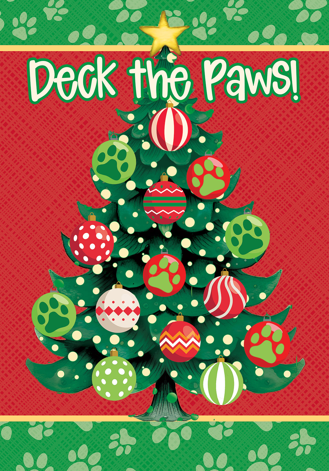 Deck The Paws-Flag
