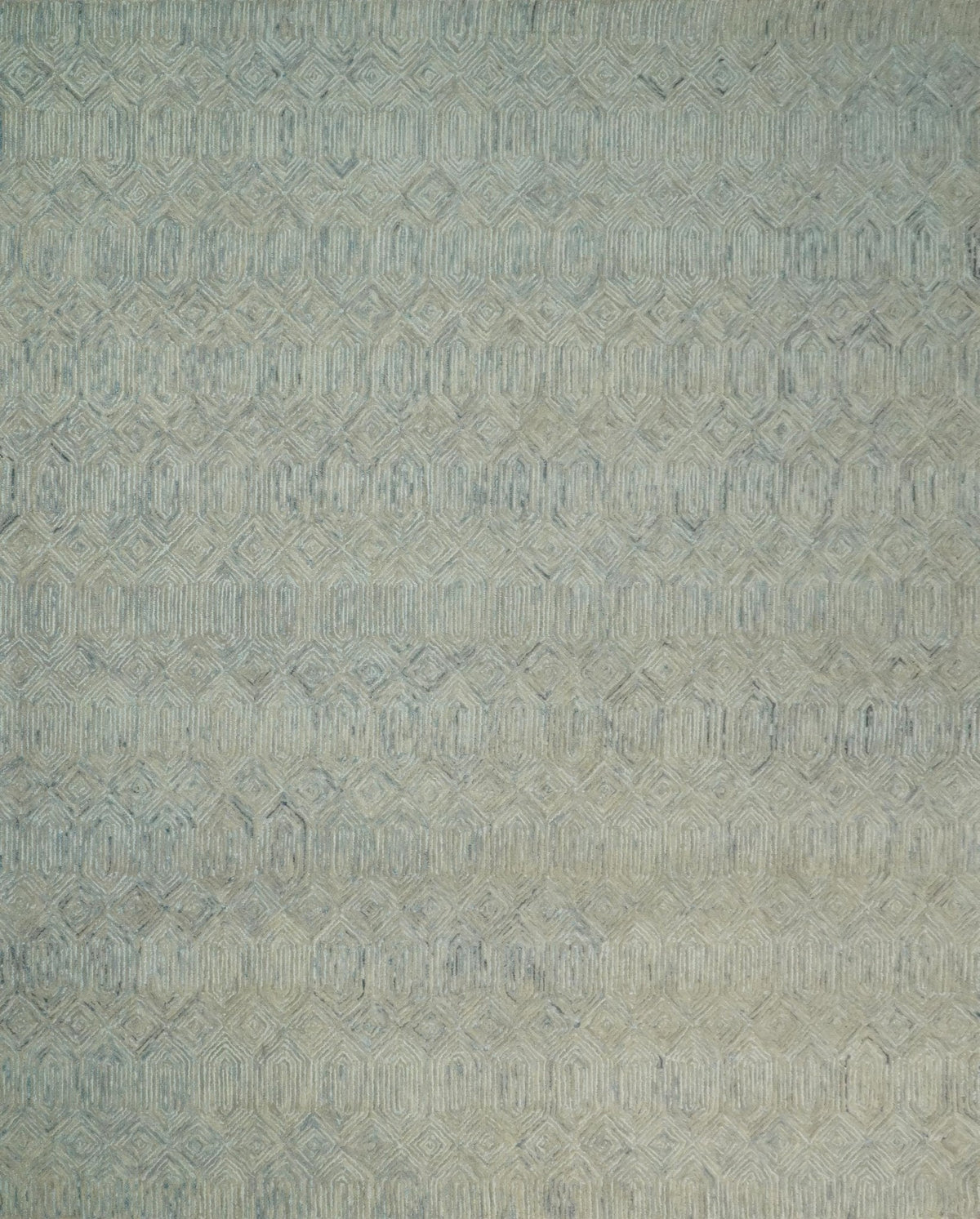 Beige Modern Style Hand Tufted Wool Area Rug
