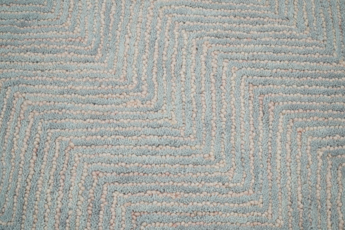 Gray Modern Style Hand Tufted Wool Area Rug