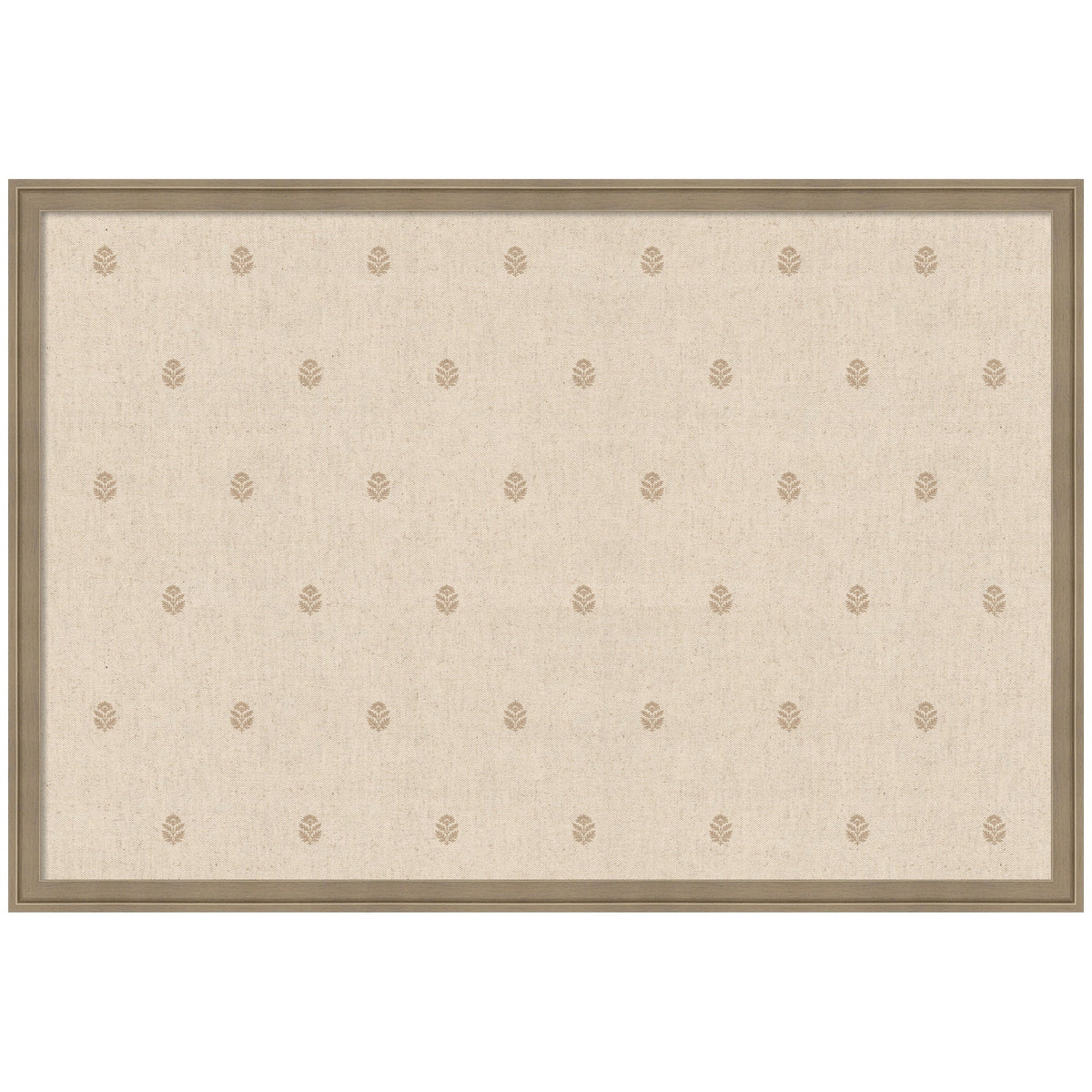 Pinboard Beige Botanical Block Print