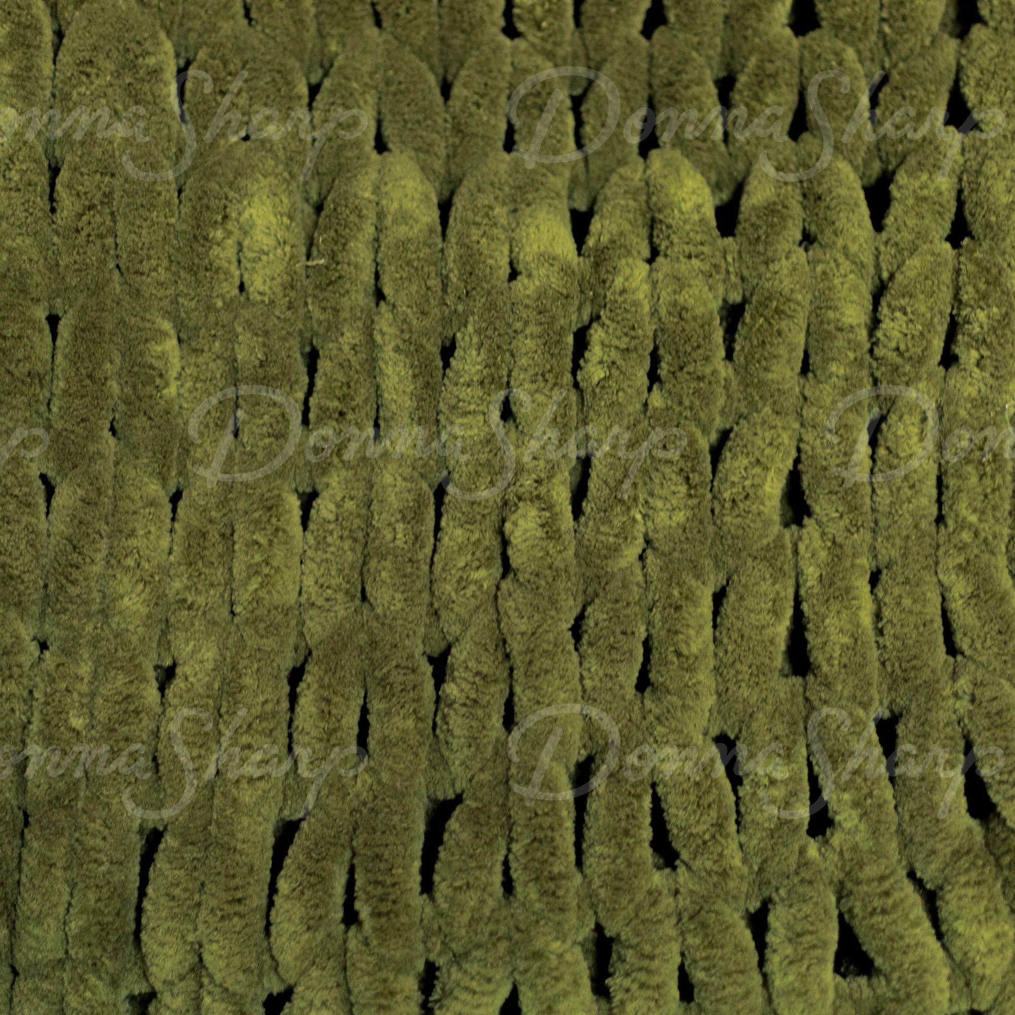 Chenille Knit Throw- Olive