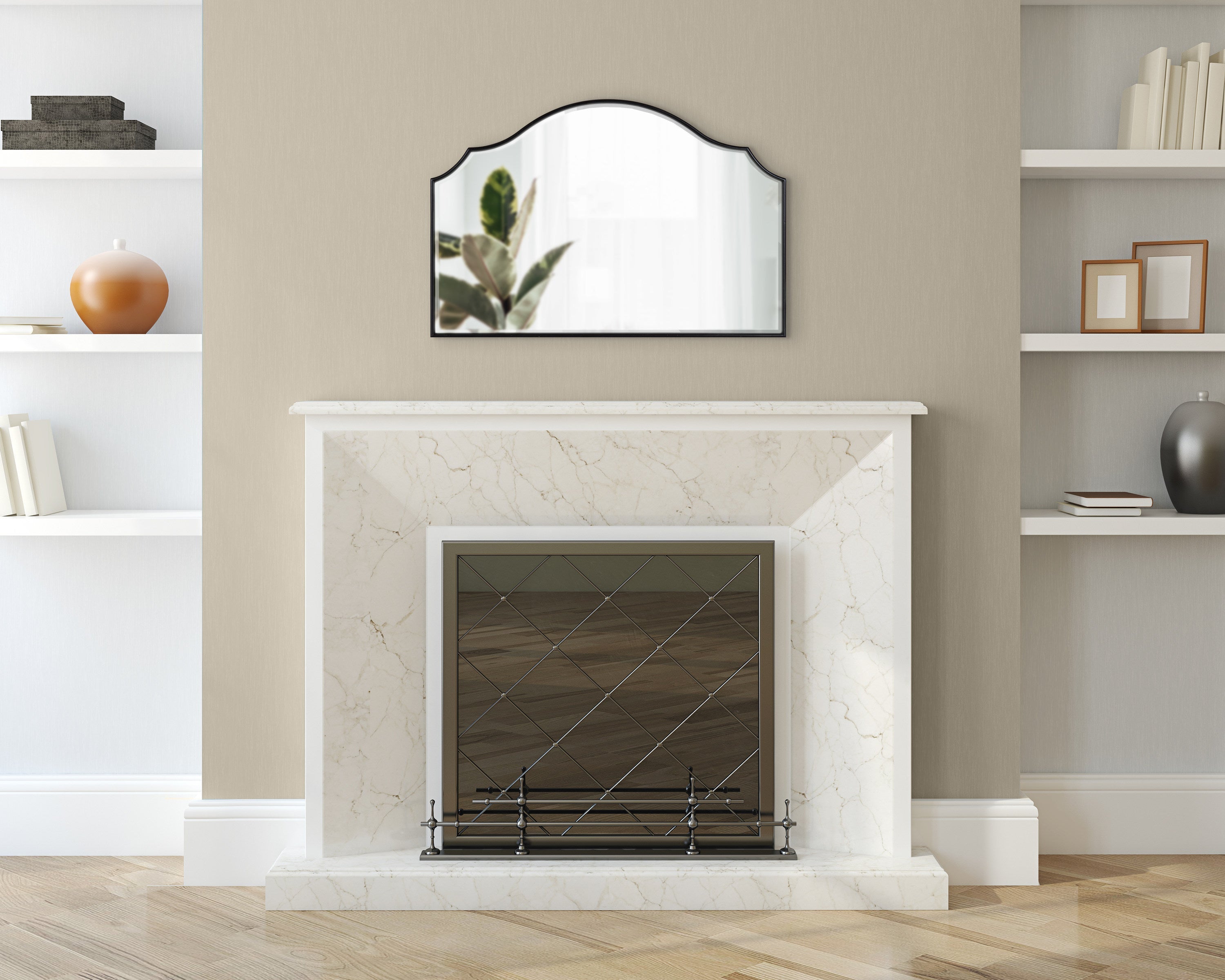 Leanna Framed Arch Wall Mirror