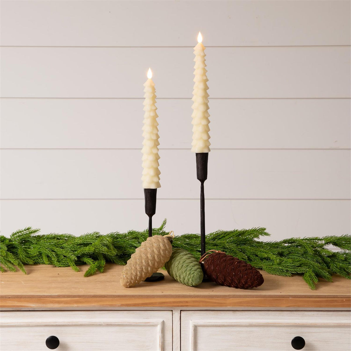 LED Candle - Ivory Christmas Tree Taper