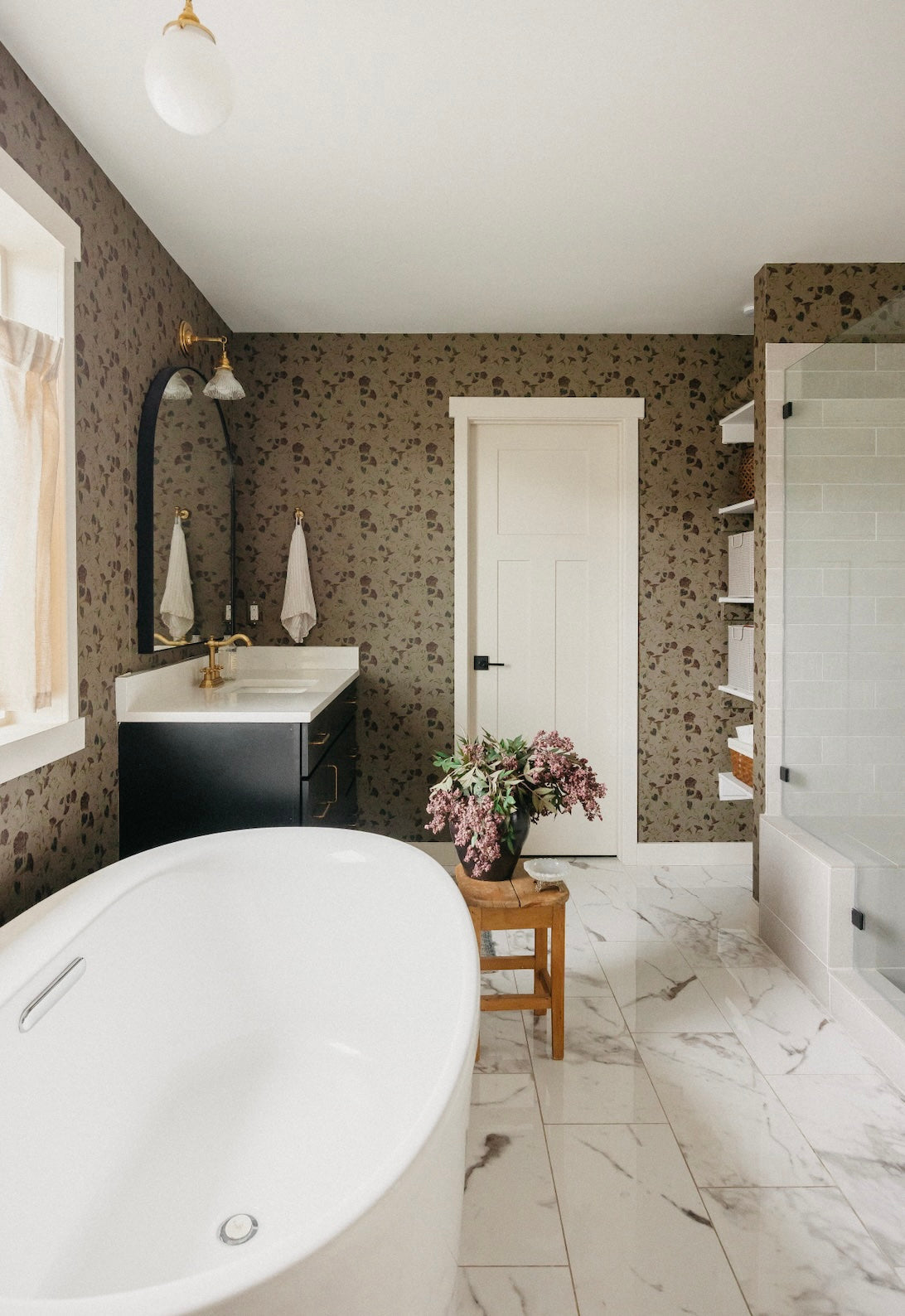 Hawthorne Bloom Wallpaper by Safari Natalia x Taddy Mikelaites