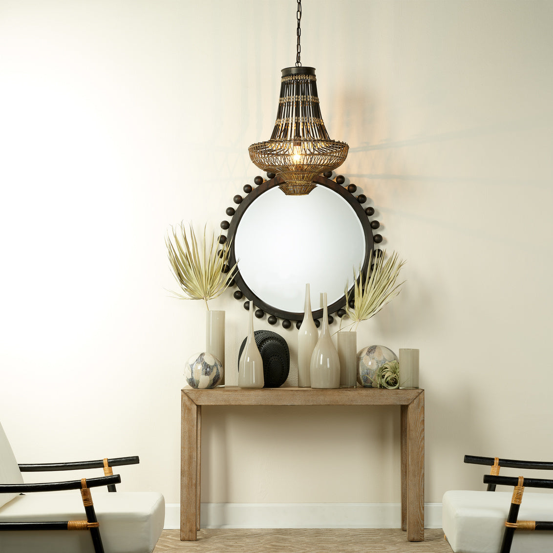 Brighton Mirror -Black