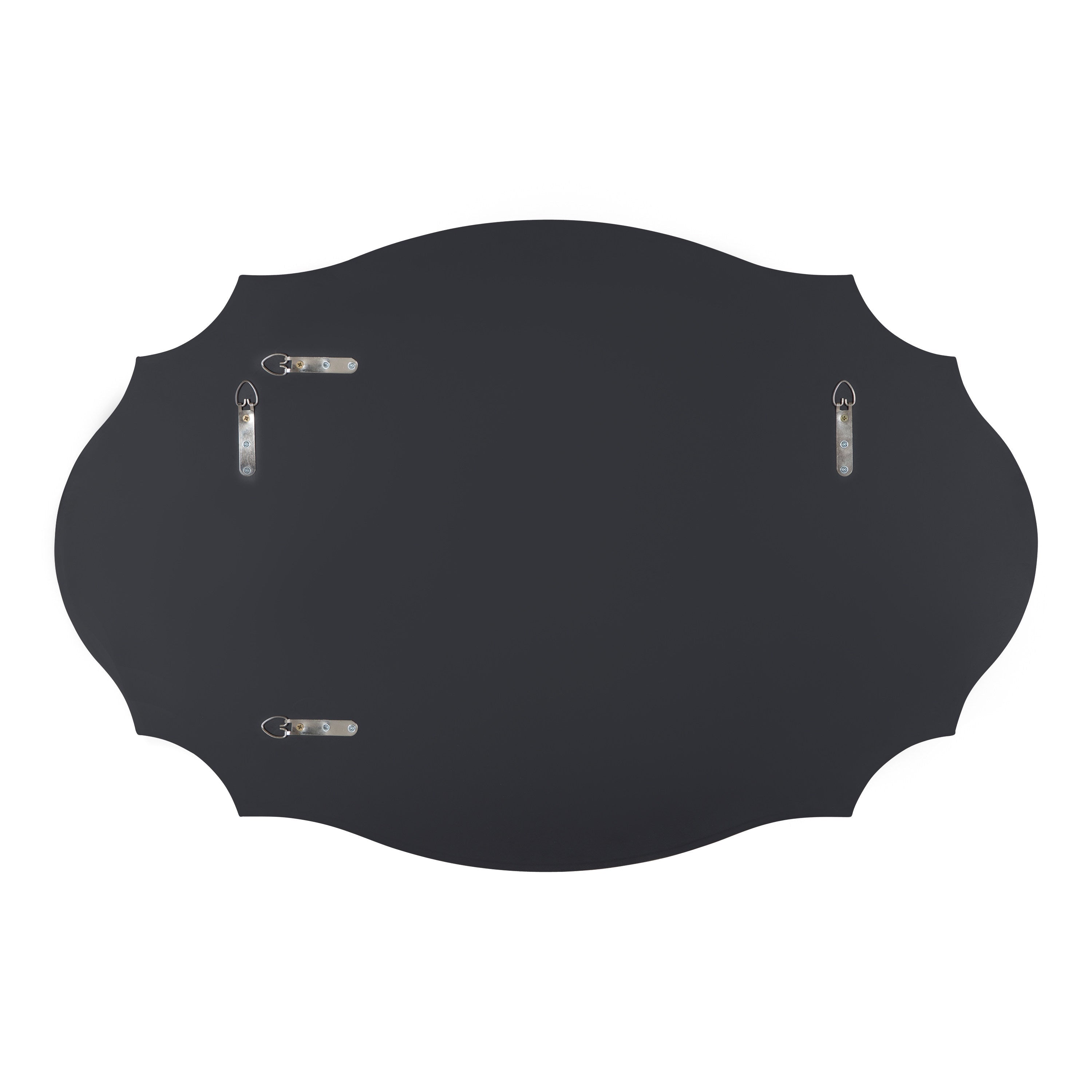 Leanna Scalloped Oval Wall Mirror