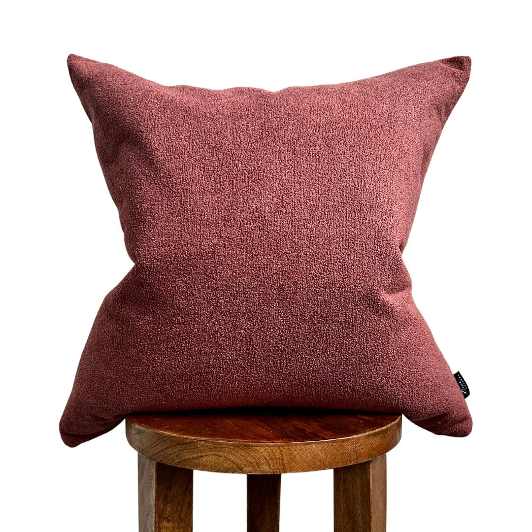Berry Sherpa Pillow Cover