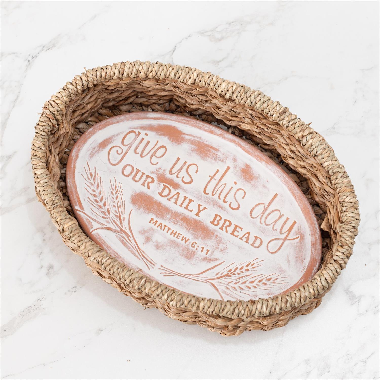 Bread Warmer Basket With Stone