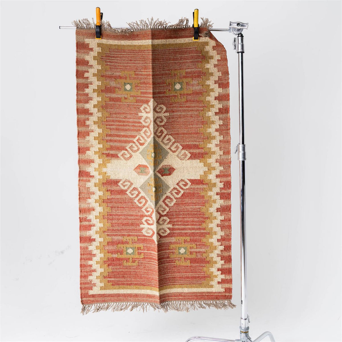 Rug - Kilim Dhurrie Rug Jute, Wool, 3&