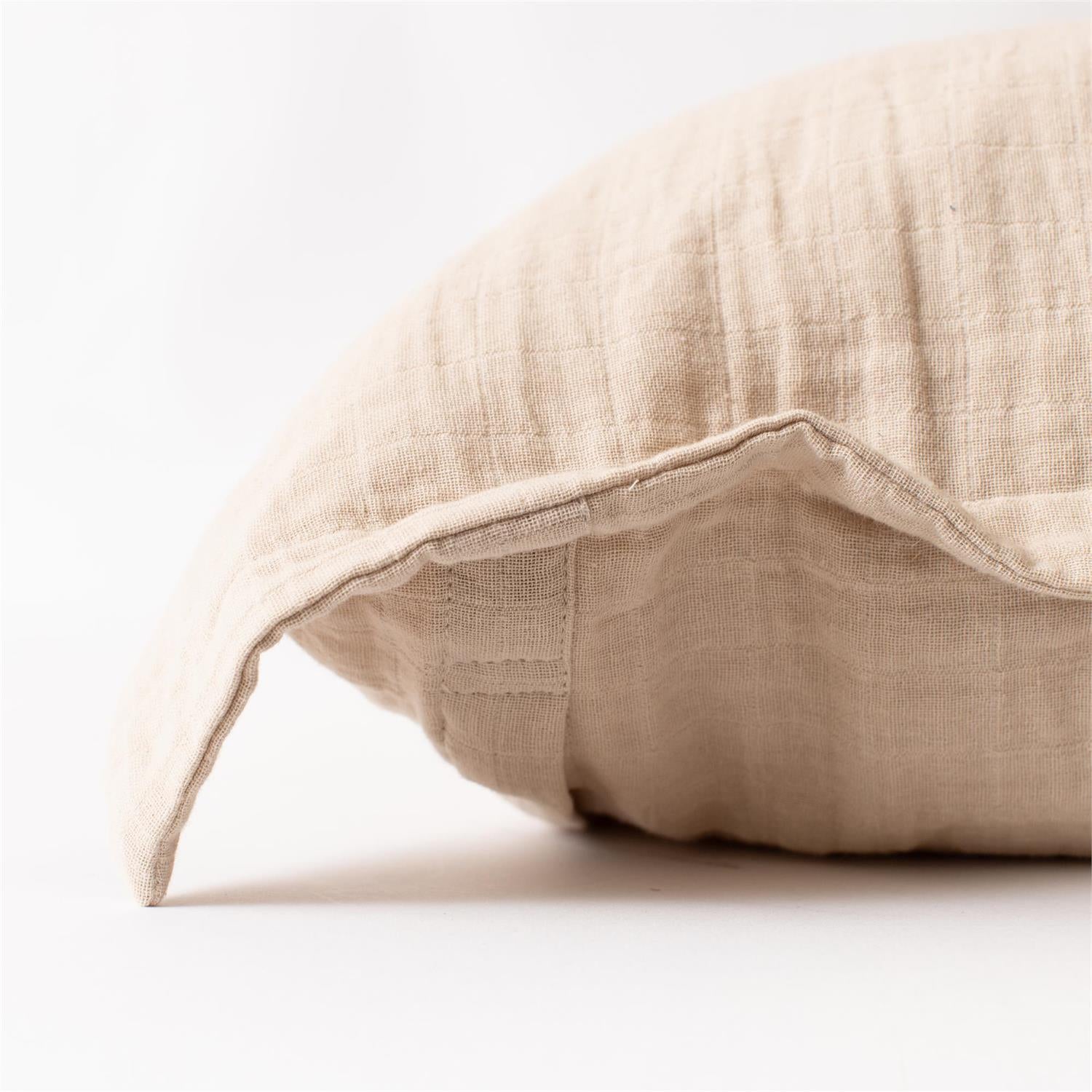 Pillow - Tan Double Weave