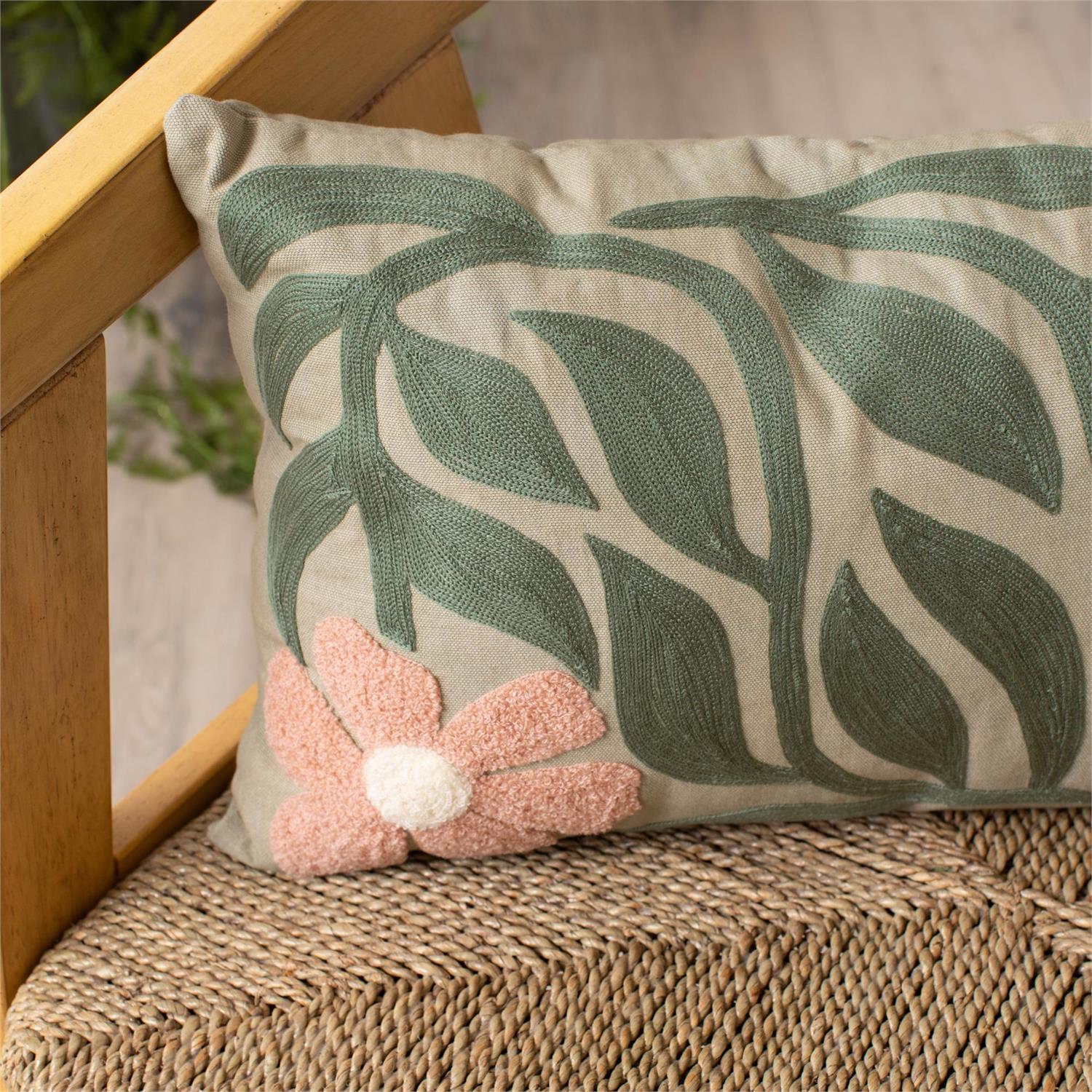 Lumbar Pillow - Modern Impressions Embroidered