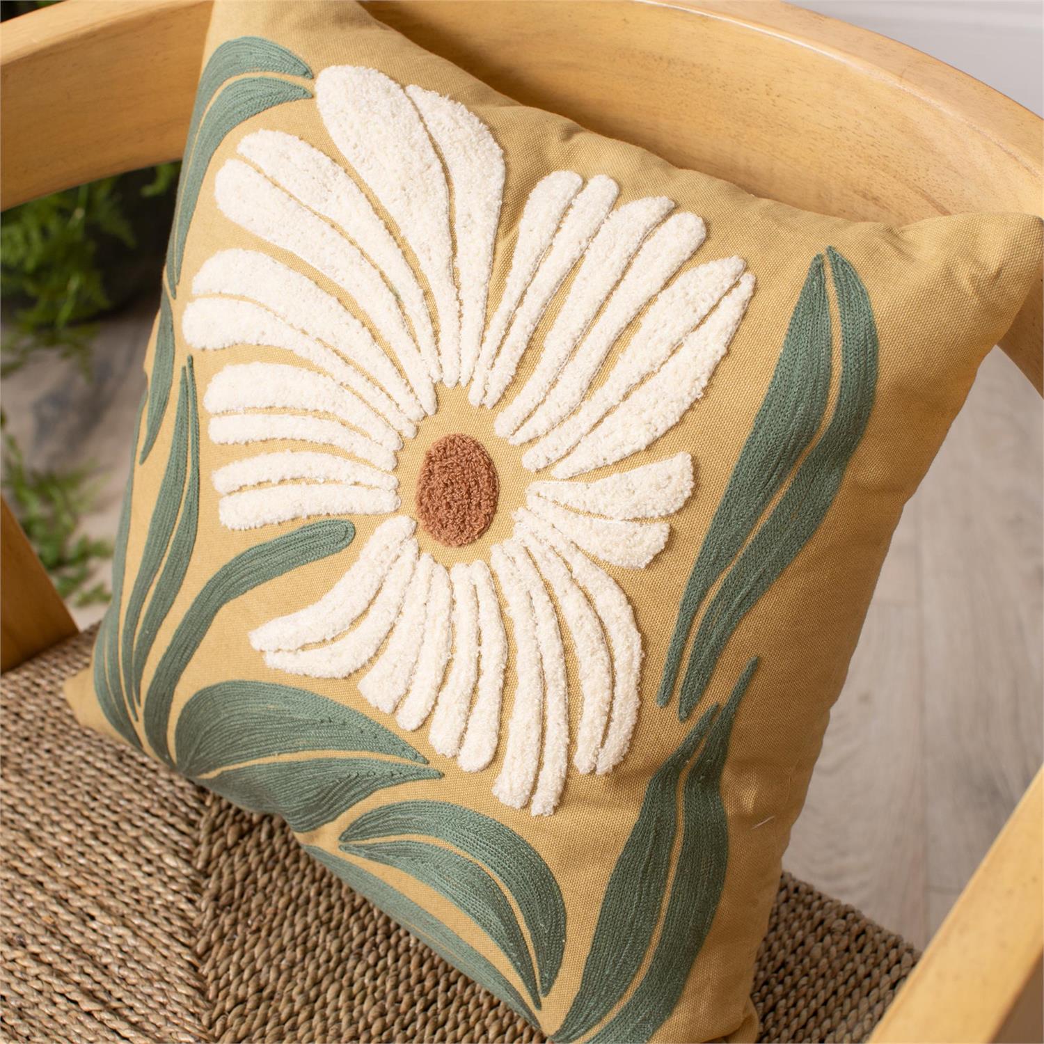 Pillow - Modern Impressions White Floral