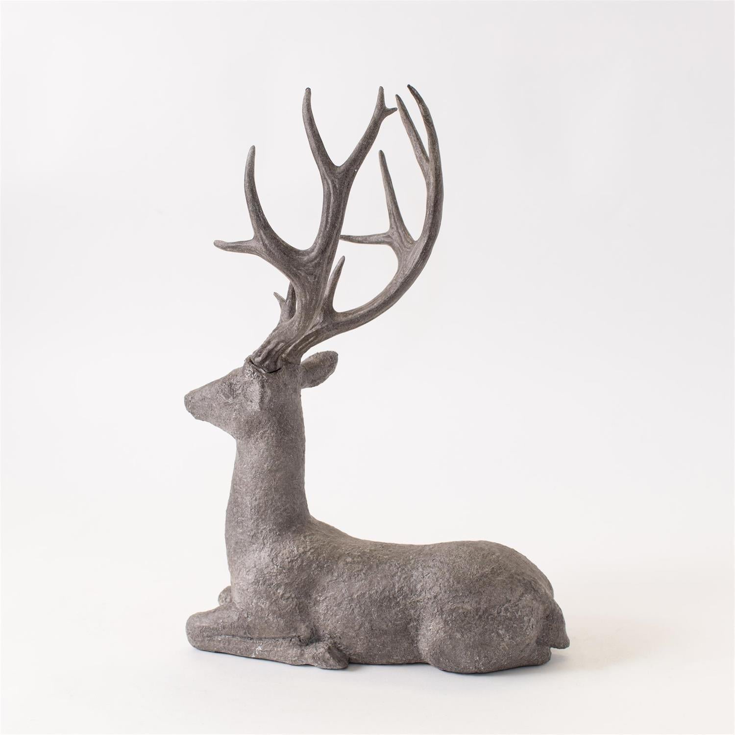 Lying Buck Figurine