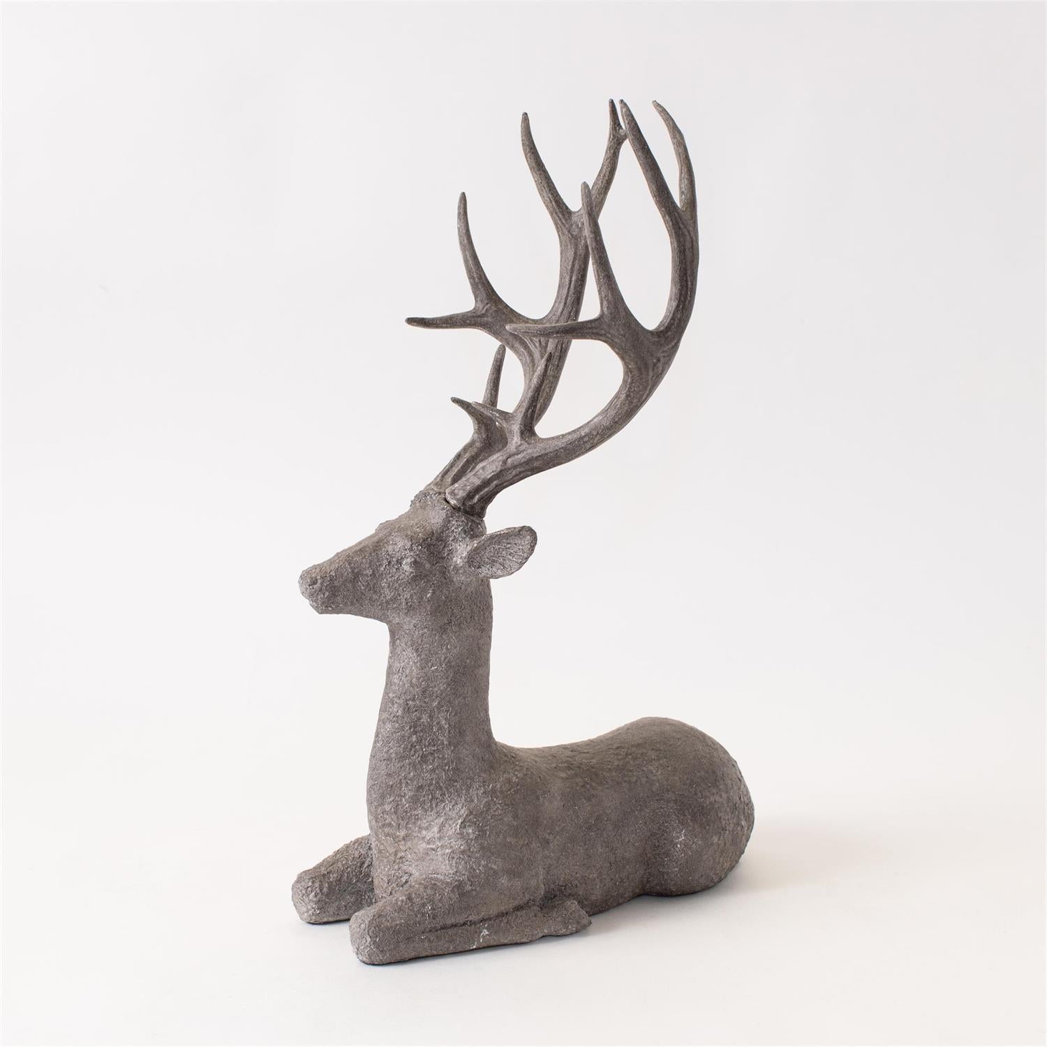 Lying Buck Figurine