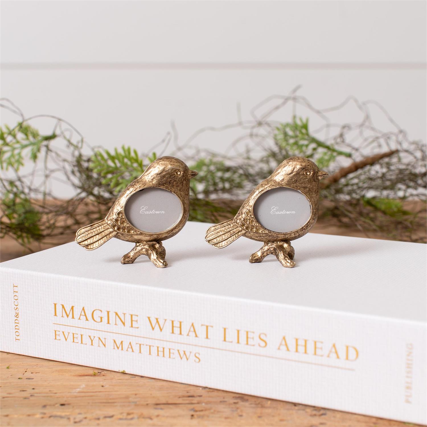 Photo Frame - Mini Bird, Gold Finish