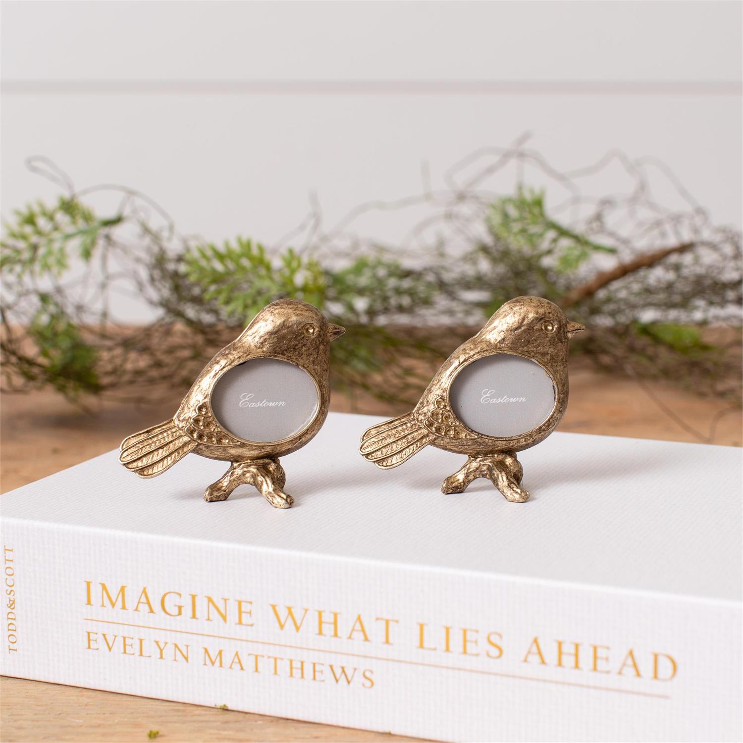 Photo Frame - Mini Bird, Gold Finish