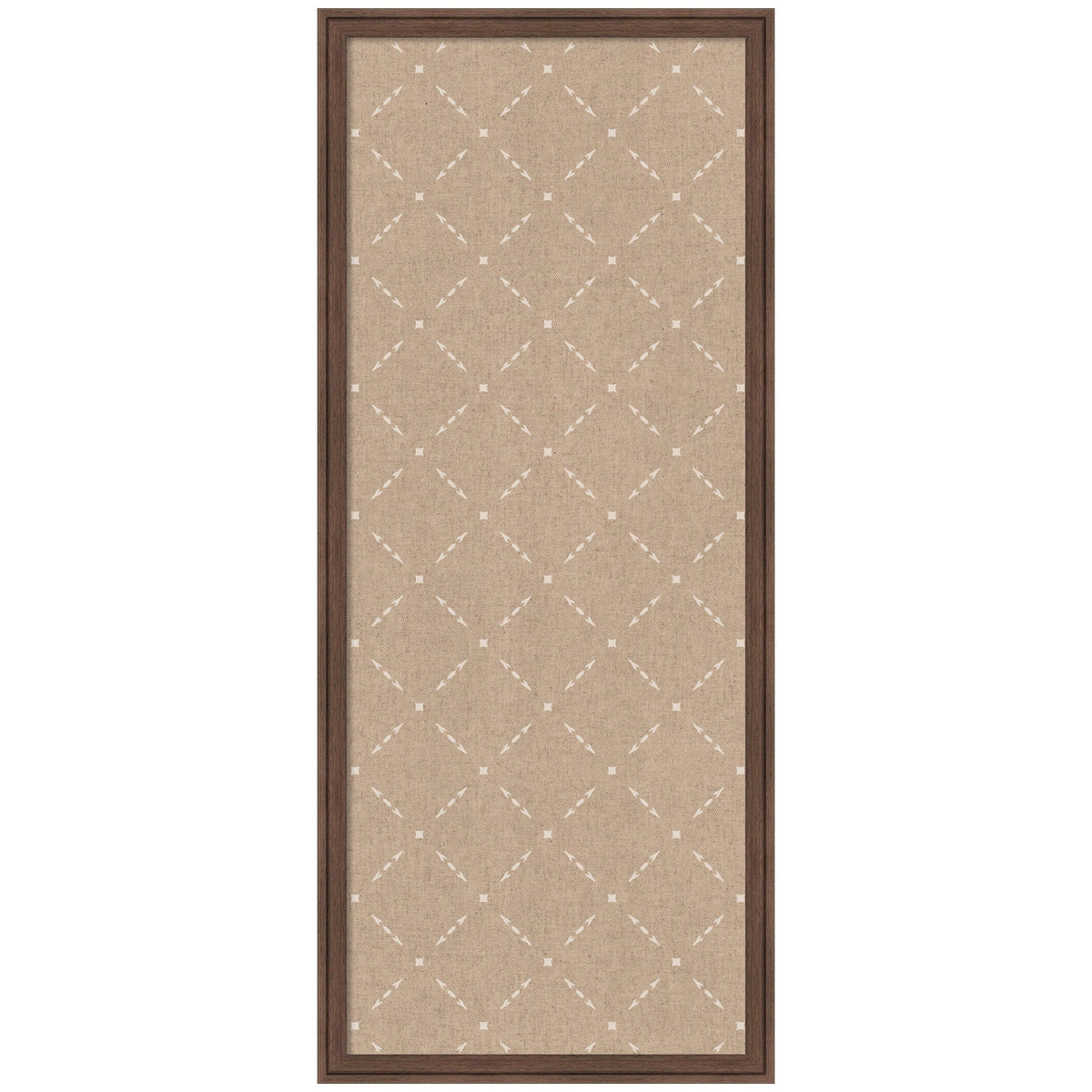 Pinboard Beige Lattice Pattern