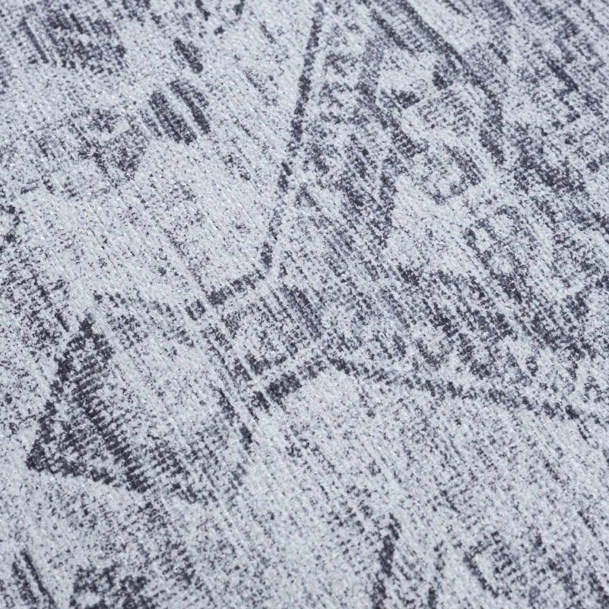Barny Gray Blue Washable Rug