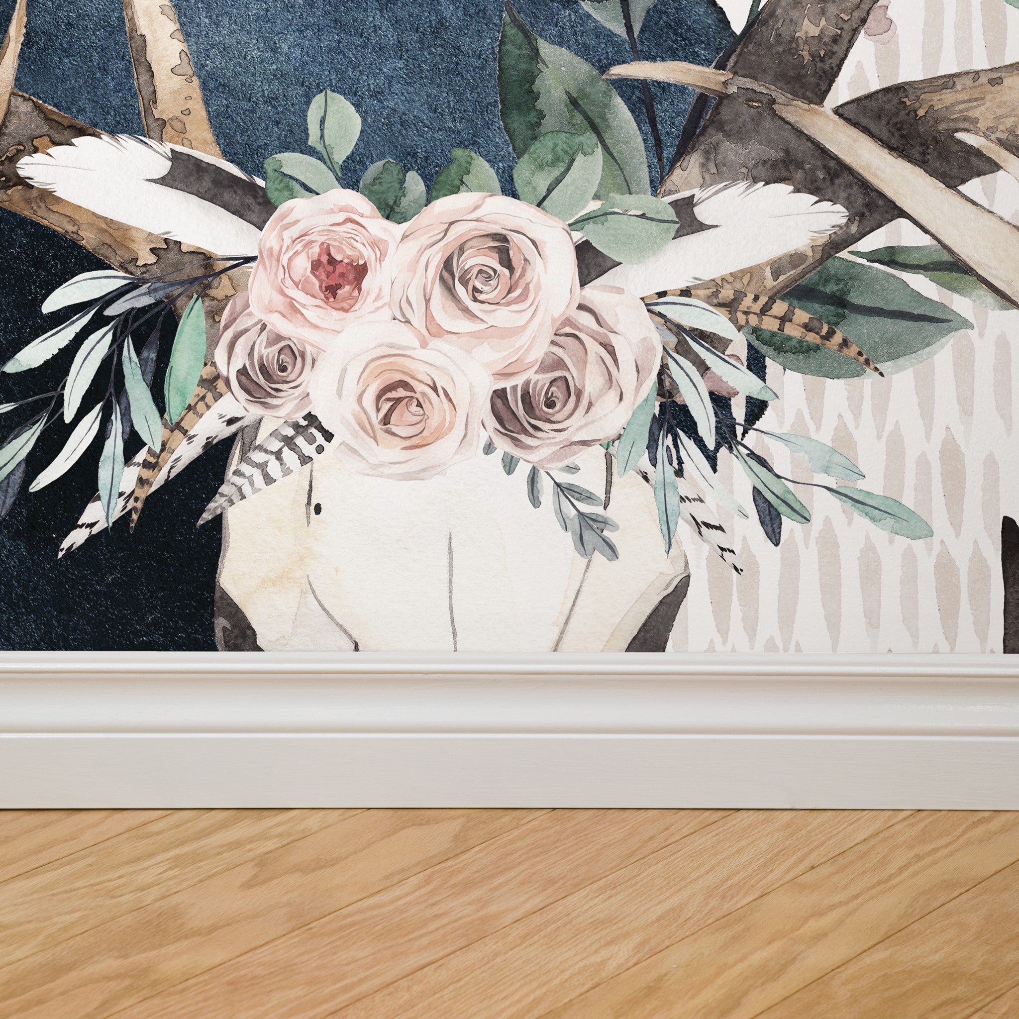 Lawless Rose Wallpaper - 10 FT H X 15.8 FT W LUXE
