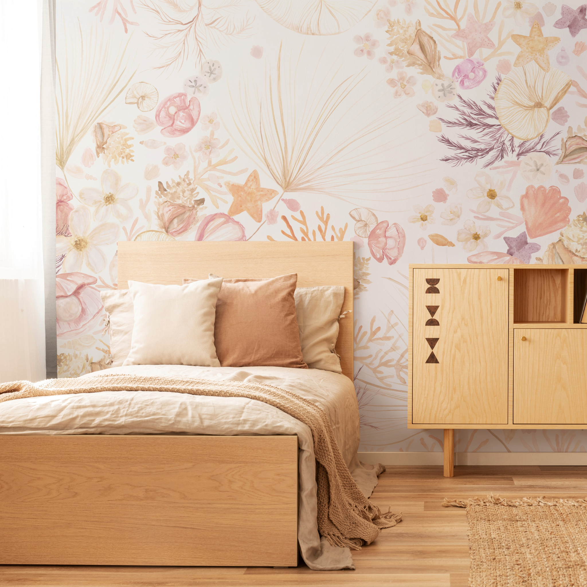 Beachy Keen Wallpaper - 8 FT H X 14.25 FT W LUXE