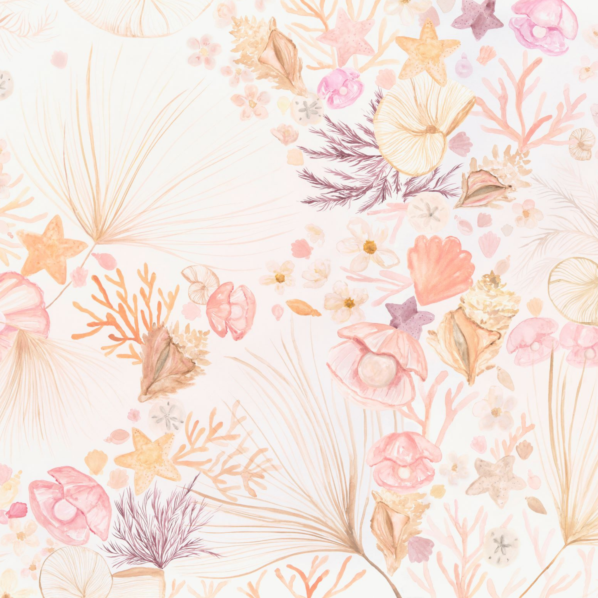 Beachy Keen Wallpaper - 8 FT H X 14.25 FT W LUXE