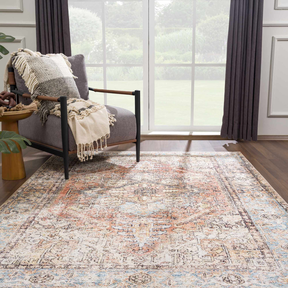 Beck Non-Slip Washable Rug