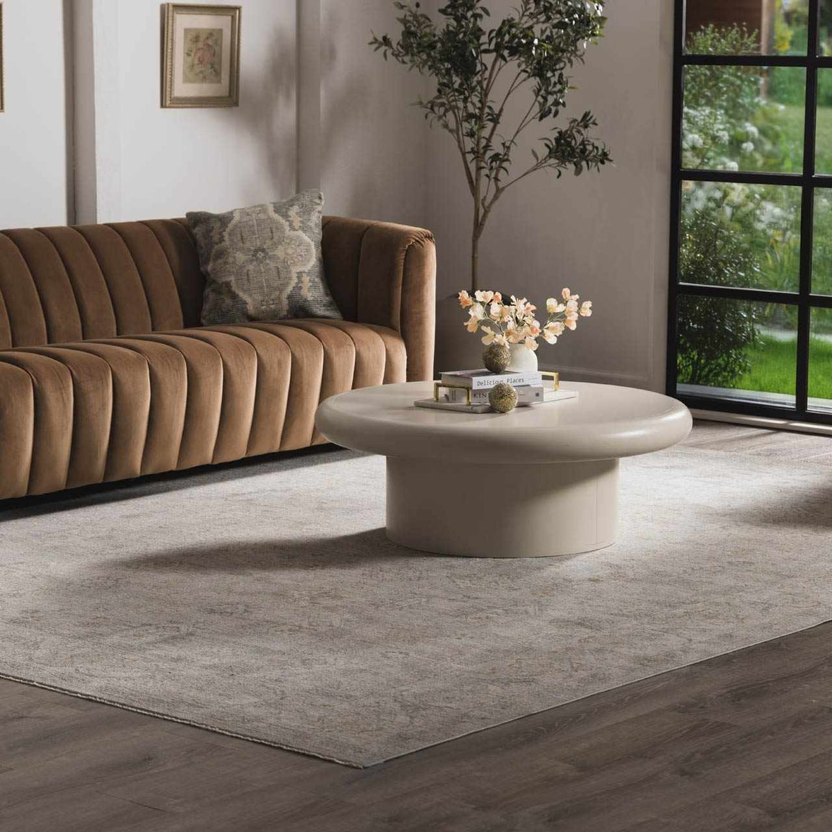Coby Teal Avant Garde Thick Luxe Area Rug - Clearance