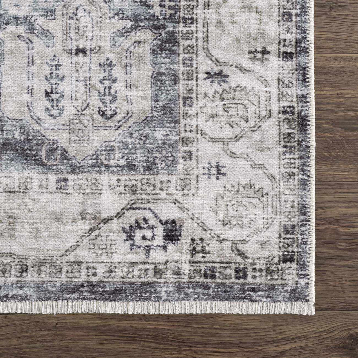 Off White Holi-4602 Washable Area Rug - Clearance