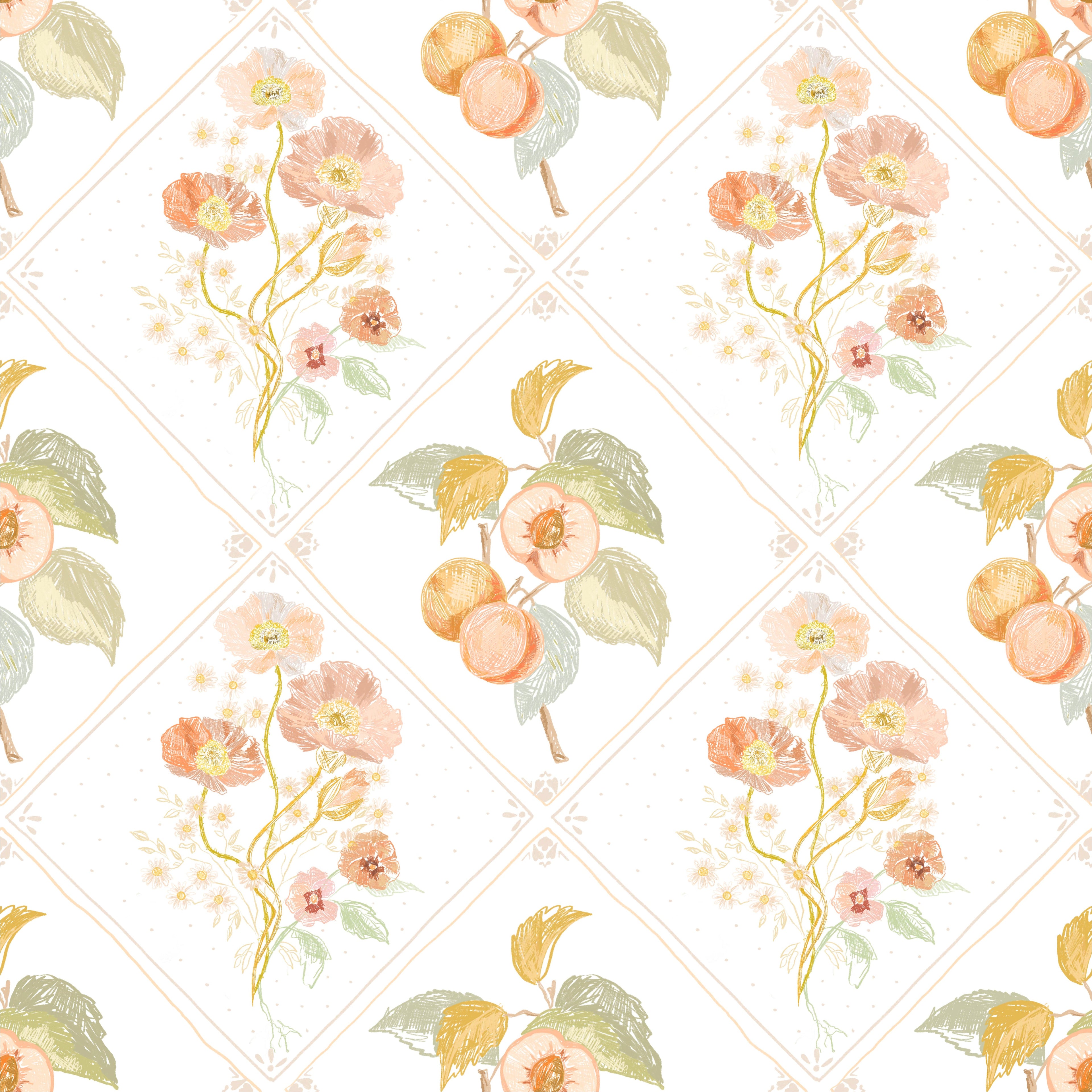 Ingrid Wallpaper by Celeste Clark