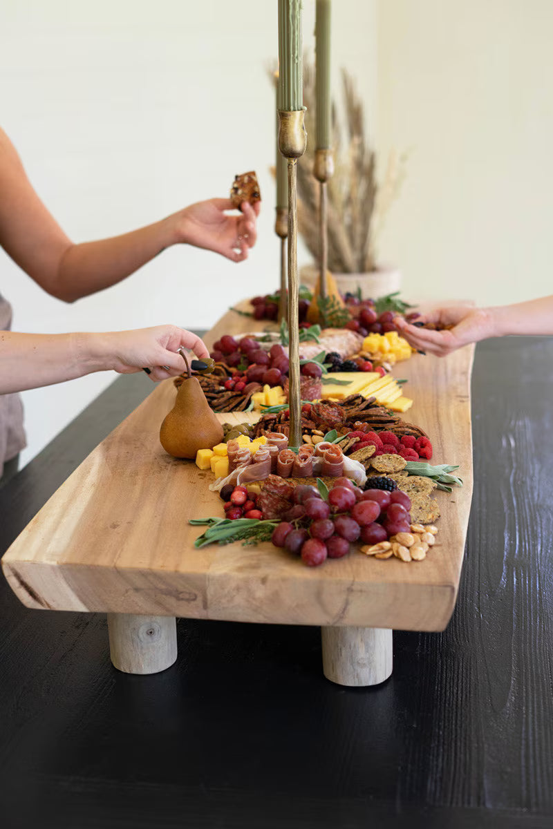 Giant Suar Wood Charcuterie Board