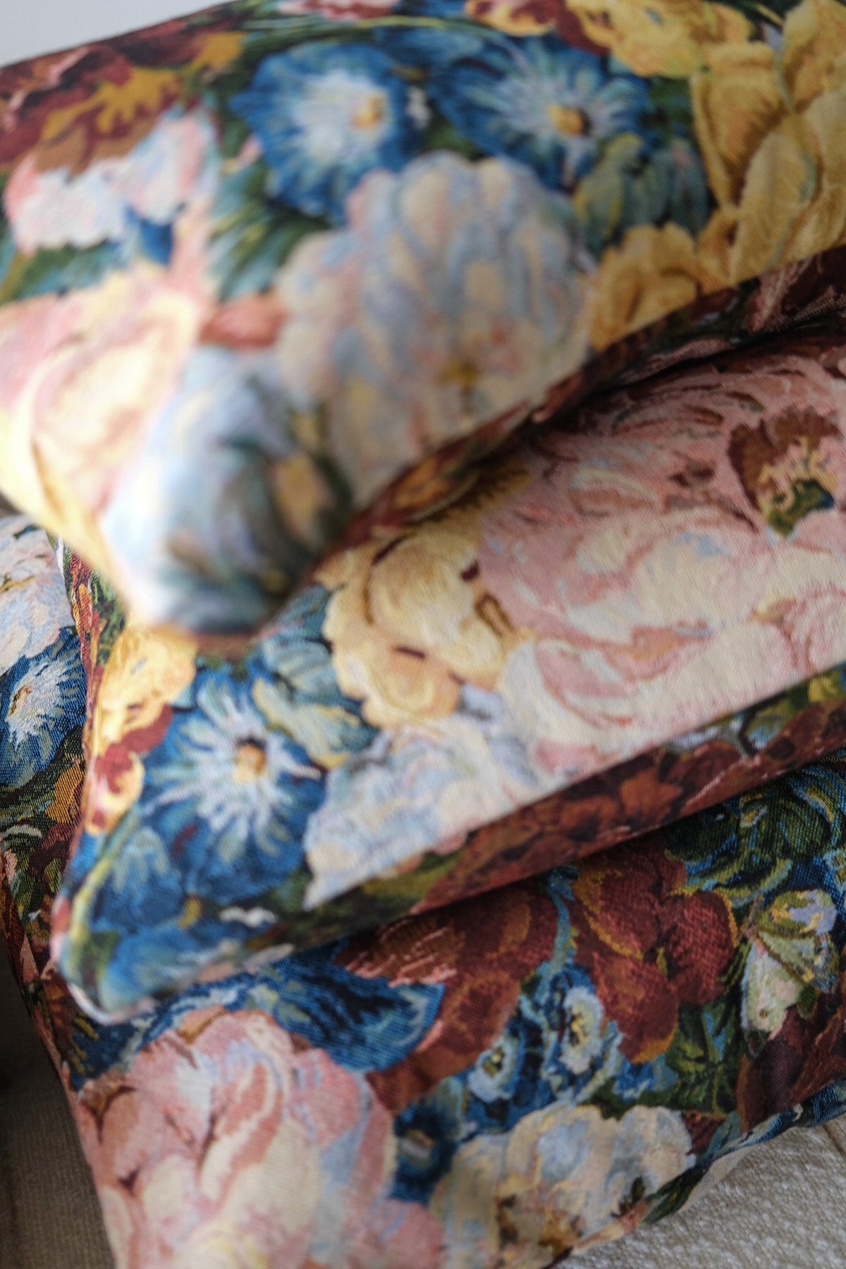 Rosalie Reversible Tapestry Pillow