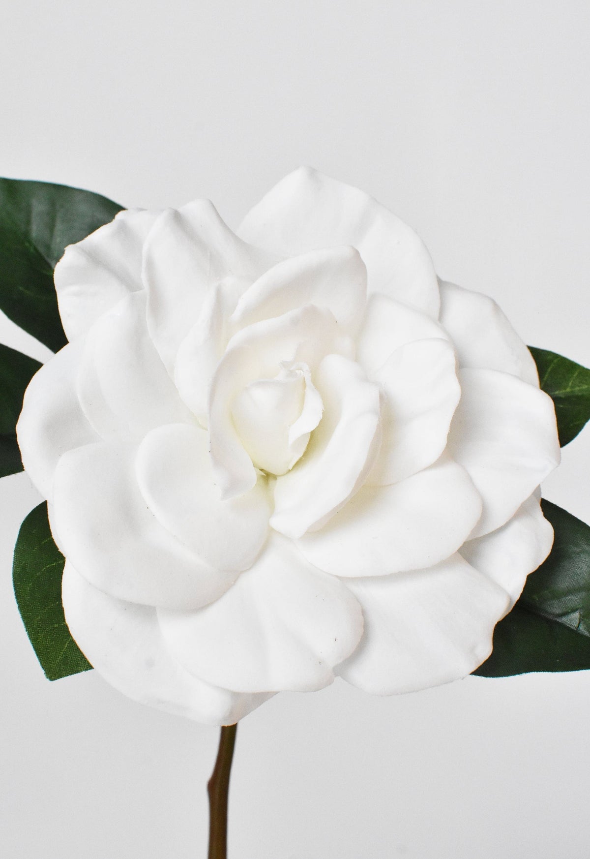 11" Real Touch Faux White Gardenia Pick Stem
