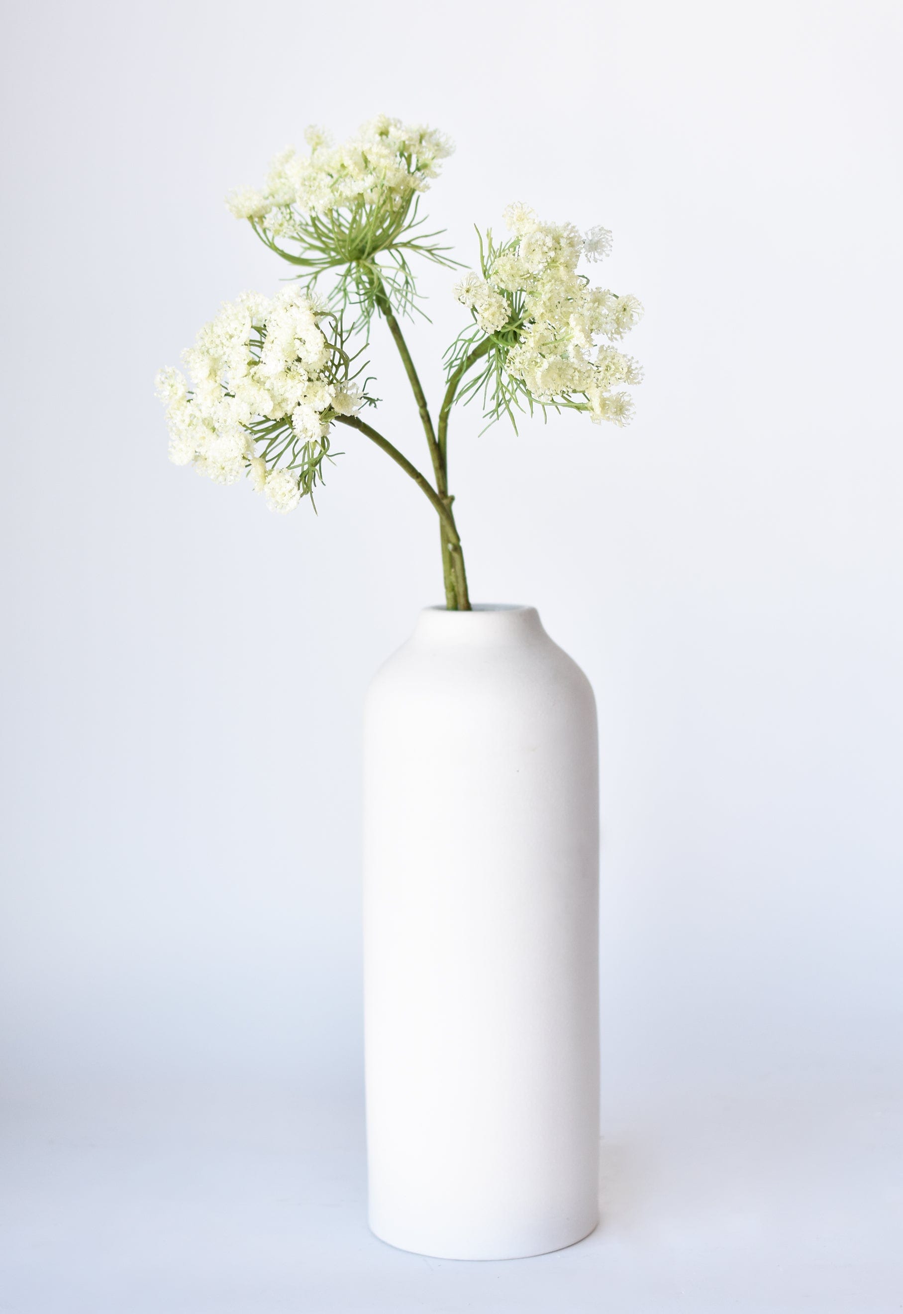 23" Faux White Queen Anne&