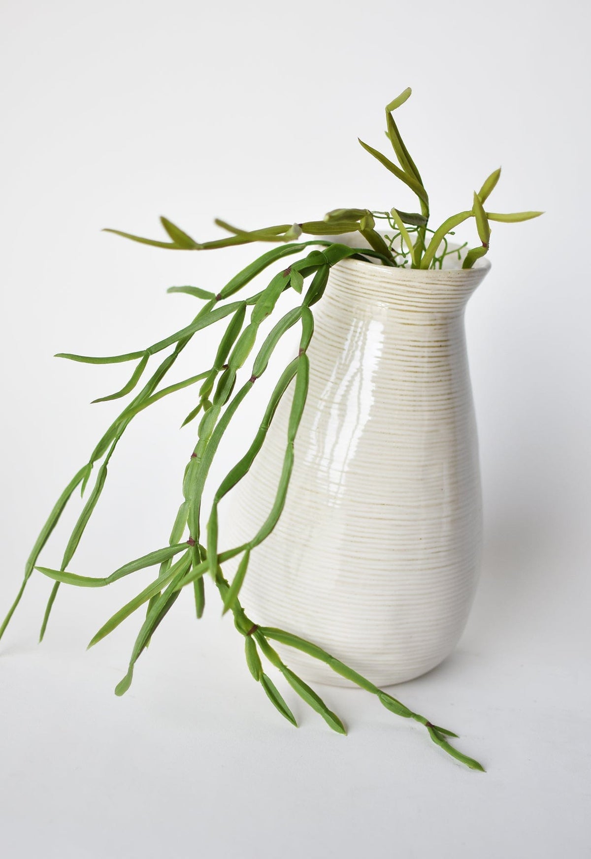 23" Faux Hanging Pencil Cactus Succulent Bush