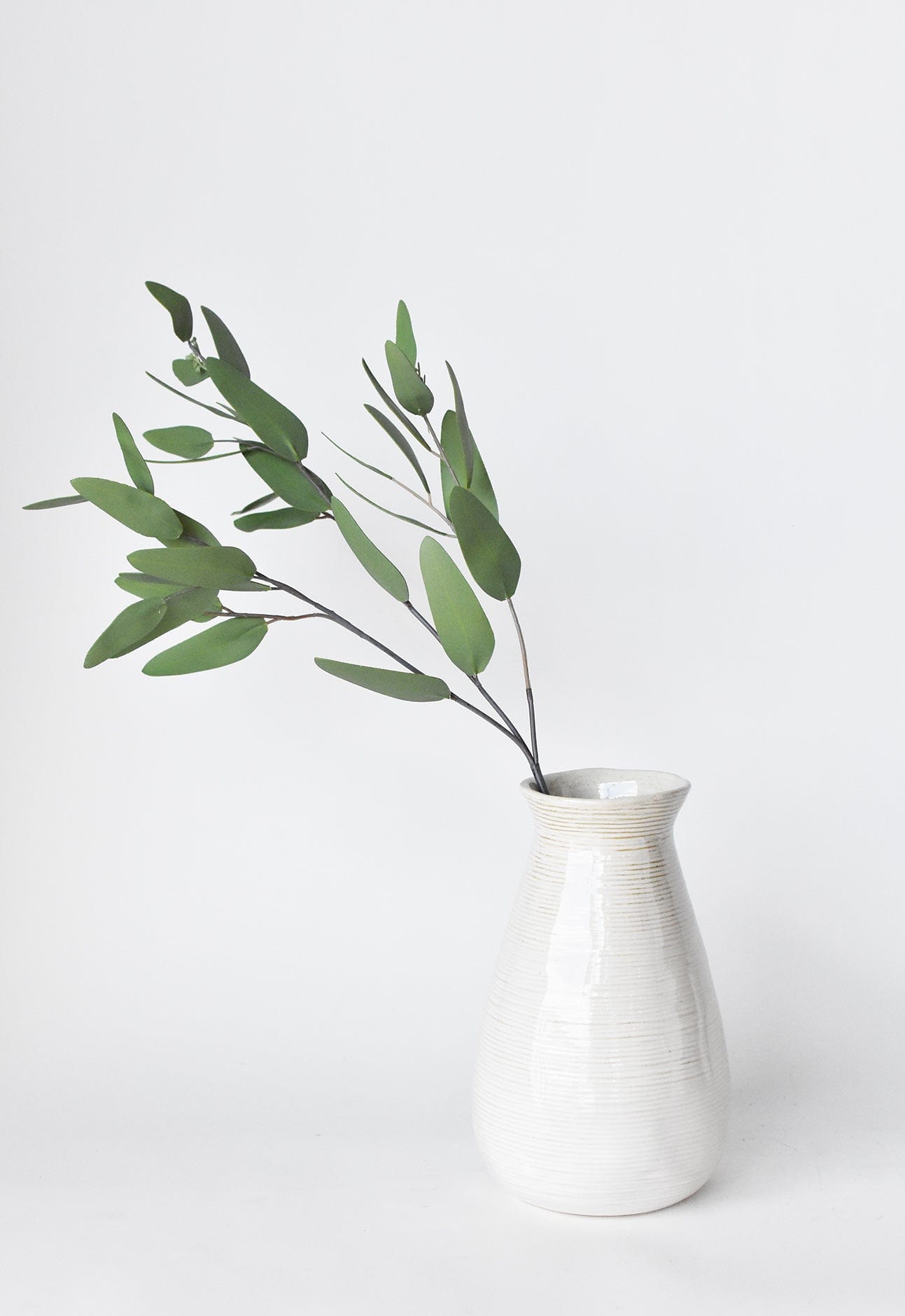 31" Faux Eucalyptus Leaf Stem