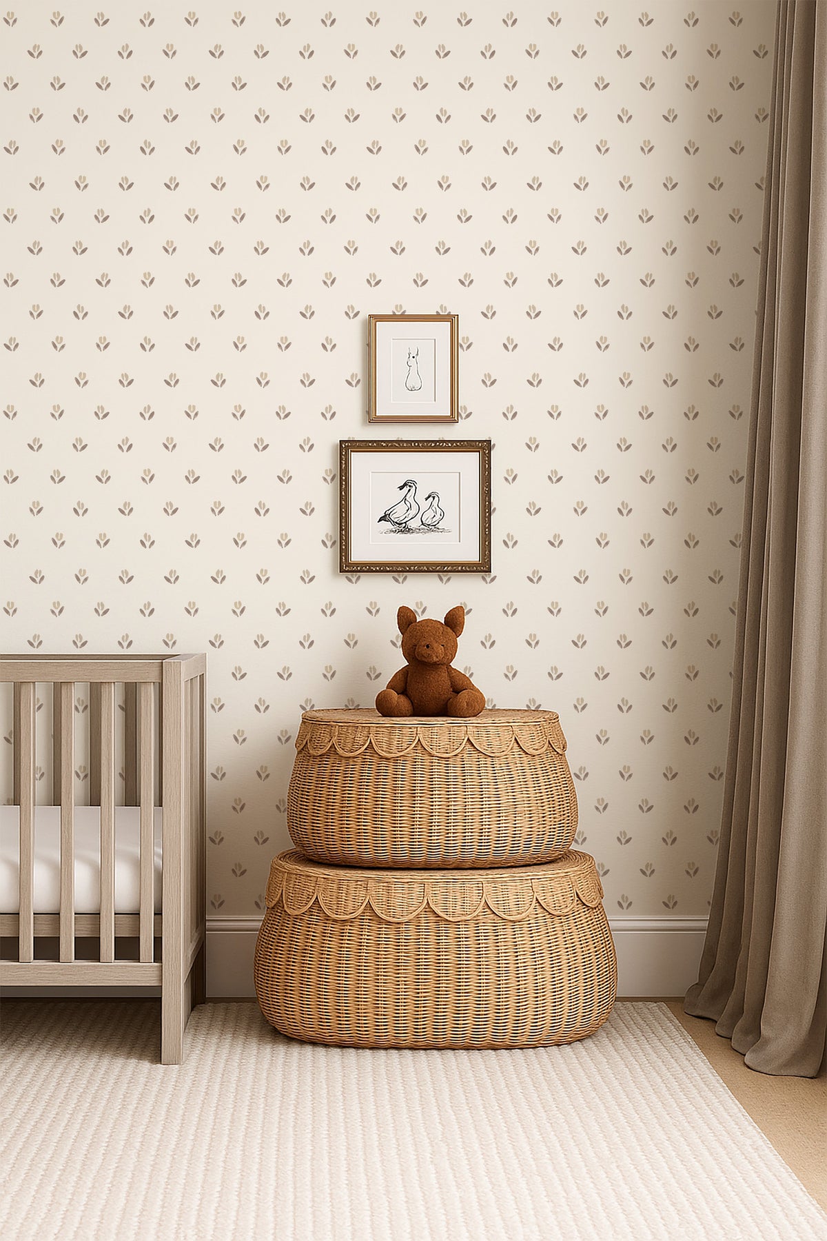 Baylor Wallpaper by Hufton Studio