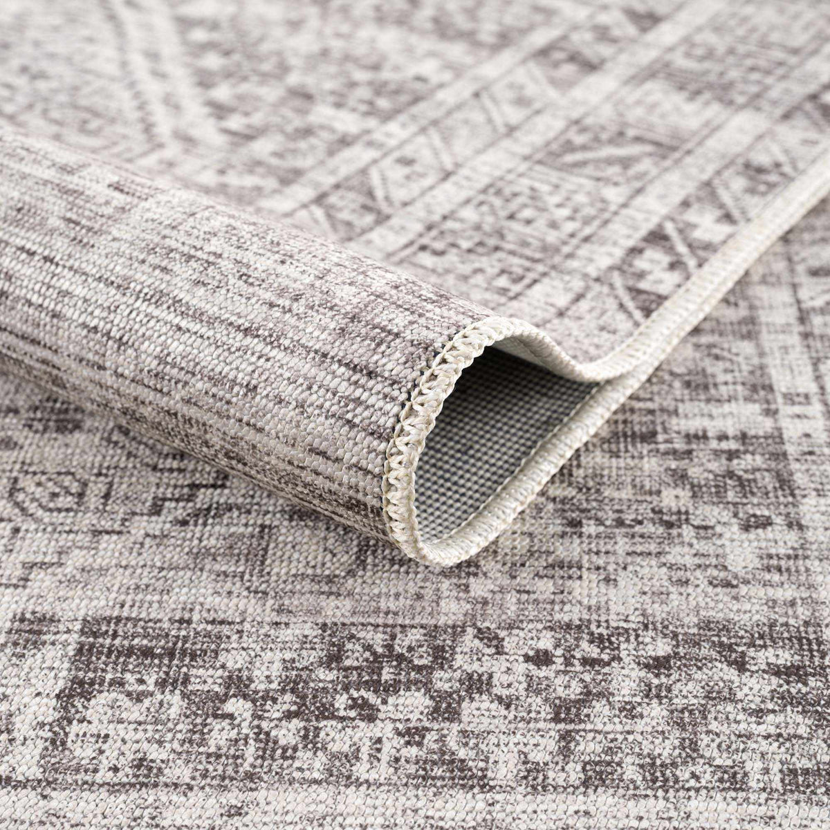 Nadie Blue Gray Medallion Area Rug - Clearance