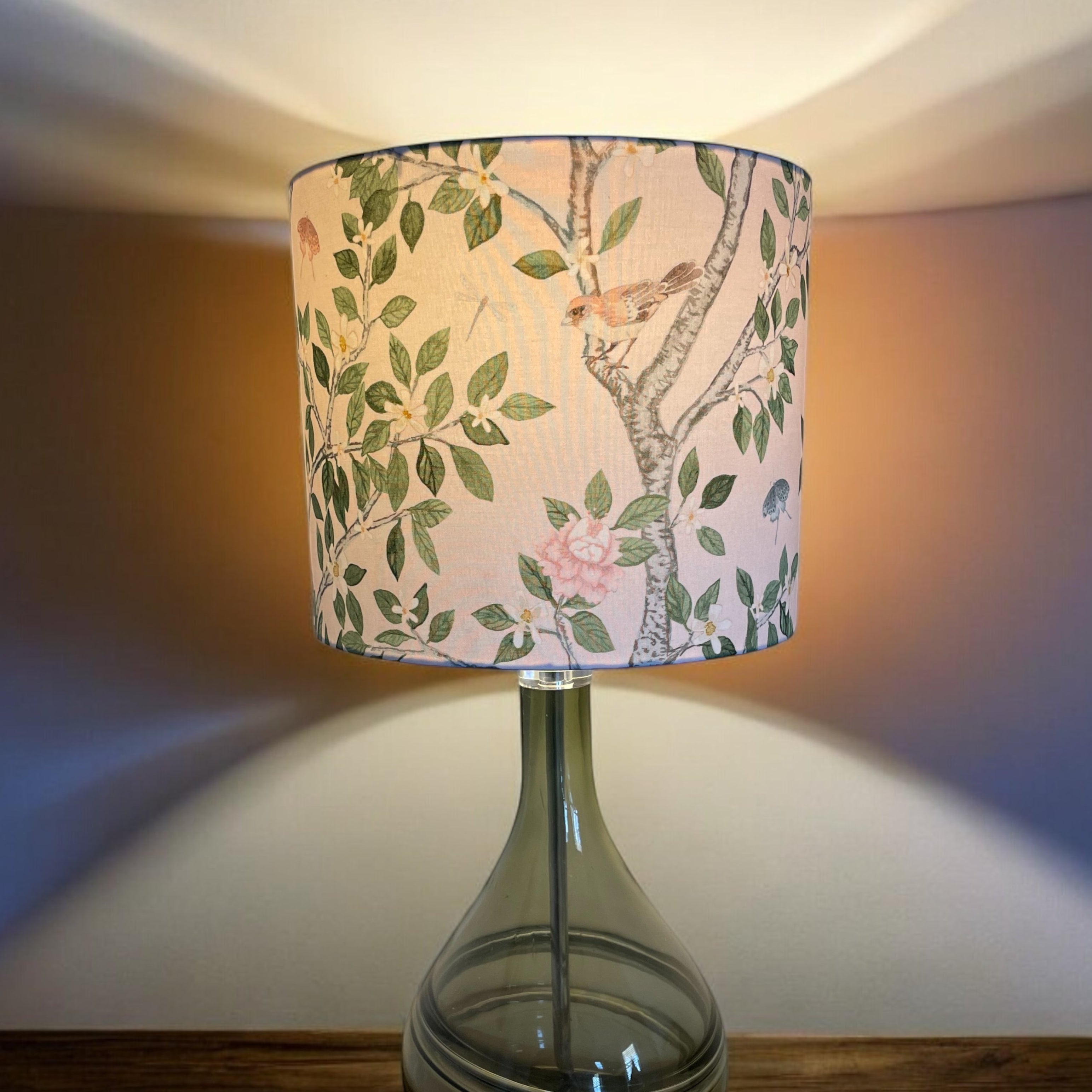 Pink Chinoiserie Lampshade in Elsie&
