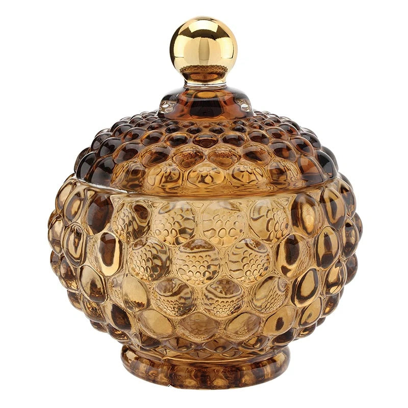 Amber Glass Jar
