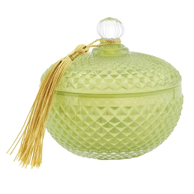 Green Glass Jar