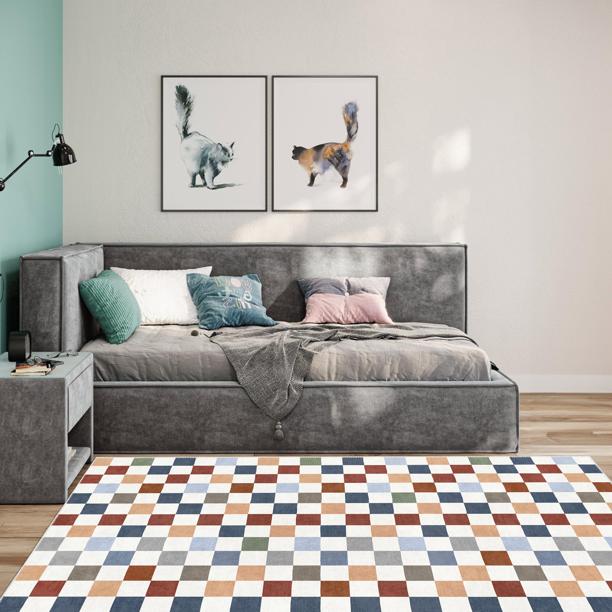 Flame Area Rug