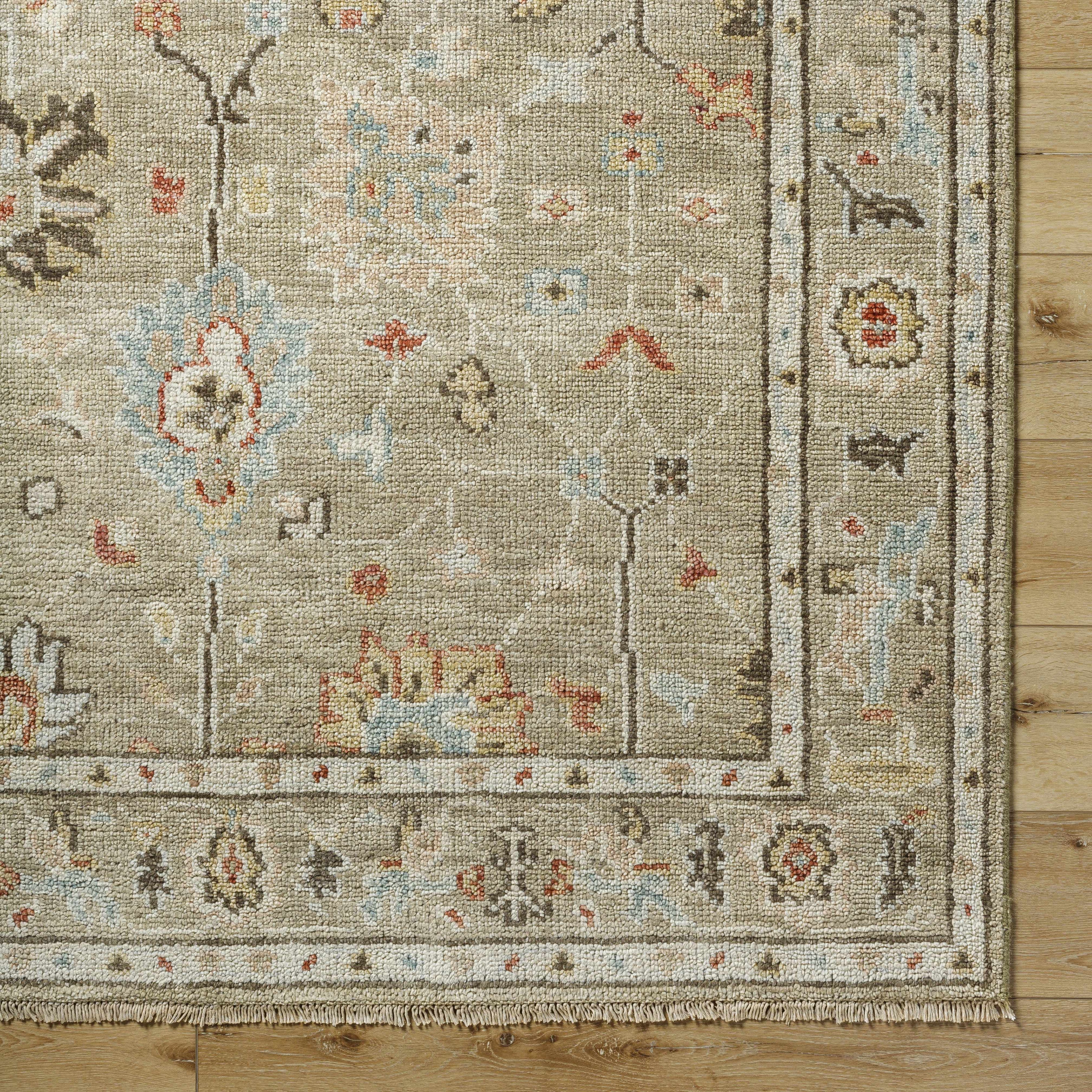 Gammad Hand Knotted Wool Area Rug - Clearance