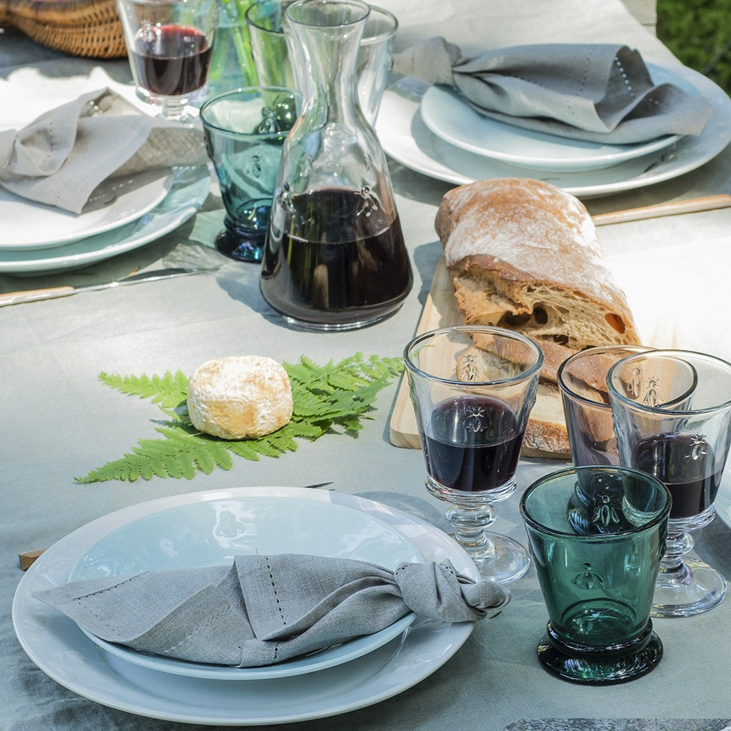 Bee Ceramic Dessert Plates — Set of 4