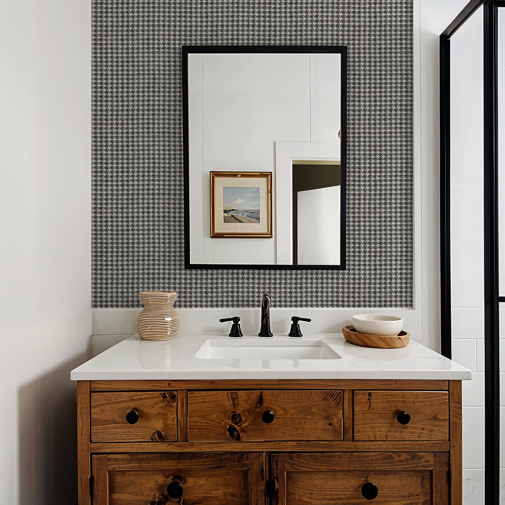 Hand Me Down (Grey) Wallpaper - 4 FT H X 30 FT W LUXE