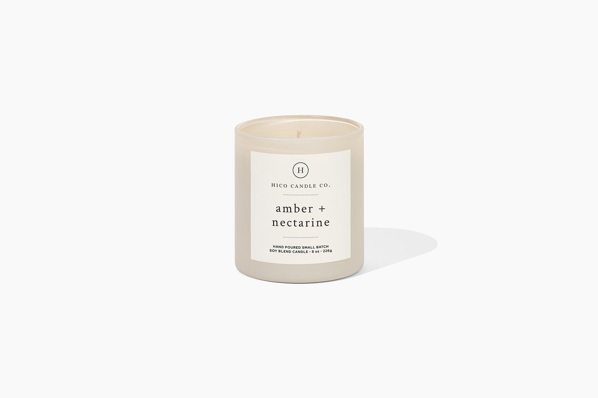 Amber + Nectarine - 8oz. Candle