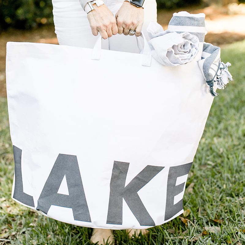 Face to Face Canvas Tote - LAKE