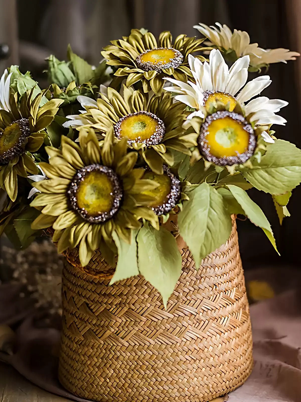Painterly Sunflower Bouquet – 20"