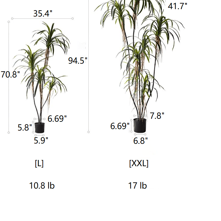 Artificial Dracaena Tree