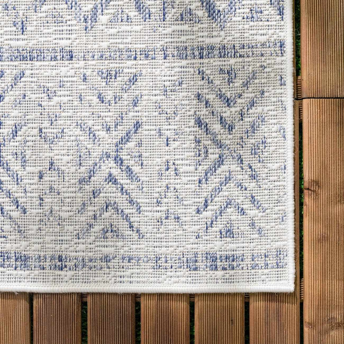 Novato Gray All Over Pattern Performance Outdoor Rug - Clearance