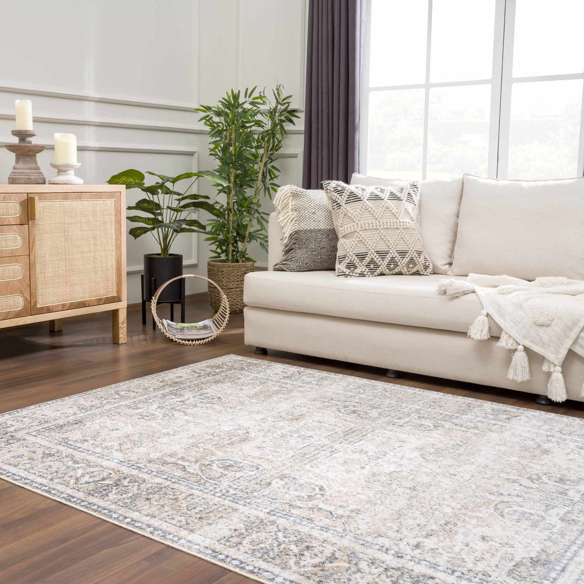 Arias Flat Pile Washable Rug